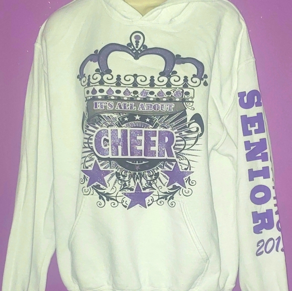 "IT'S ALL ABOUT CHEER" HOODIE - Picture 2 of 6